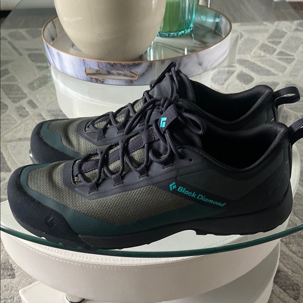 Black Diamond Men's Athletic Shoes - Black and Green